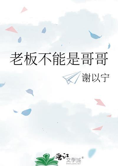 老板不能是哥哥晋江