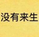 没有来生实体书番外三个孩子