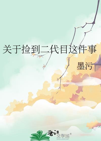 关于捡到二代目这件事起点